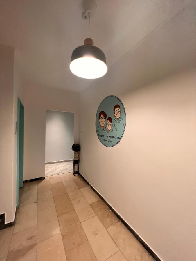 Casa De Tres Hermanos In The Heart Of เอเธนส์ ภายนอก รูปภาพ